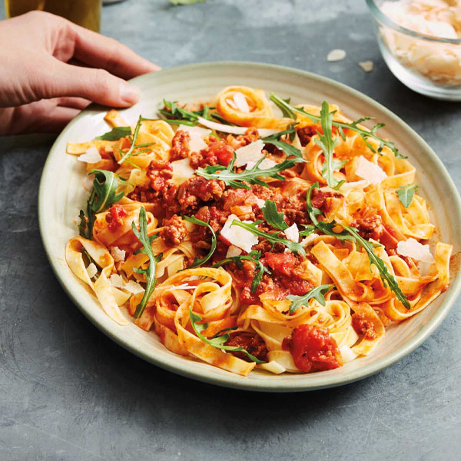 Image of a pasta food plate
